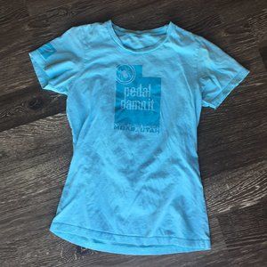 Womens utah mountain biking tshirt